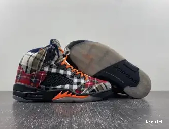 5 RETRO AIR 'PLAID' GS FD4814-008 JORDAN 0705